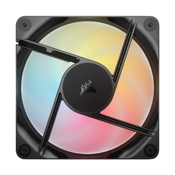 Fan Cooler Corsair RS120-R ARGB Magnetic Dome Bearing 120mm - Negro - RGB - 3 Pack - Image 4