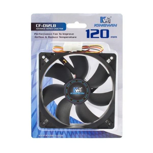 Fan Cooler Kingwin Advance CF-12LB Long Life Bearing 120mm - Negro - Image 3