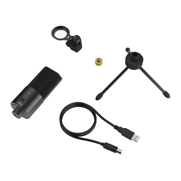 Micrófono FiFine K650 Condensador USB Cardioide Con Control de Volumen y Trípode - Image 3