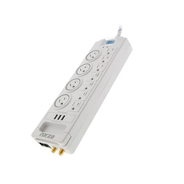 FORZA PROTECTOR DE TENSIÓN 1800J/ 1750W, 11 SLDS, 3 PUERTOS USB, 2 RJ45 & COAX-120V/240V - Image 3