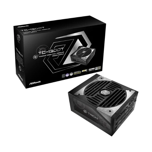 Fuente de Poder ASRock TC-1300T - 1300W - 80 PLUS Titanium - Modular - ATX - Image 4