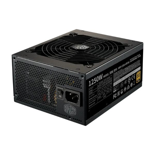 FUENTE DE PODER COOLER MASTER MWE1250 V2 1250W ATX PFC/ 80+ GOLD/ 12V/ 100-240V/ 24PIN/ 12 + 8/ FULL MODULAR - Image 3