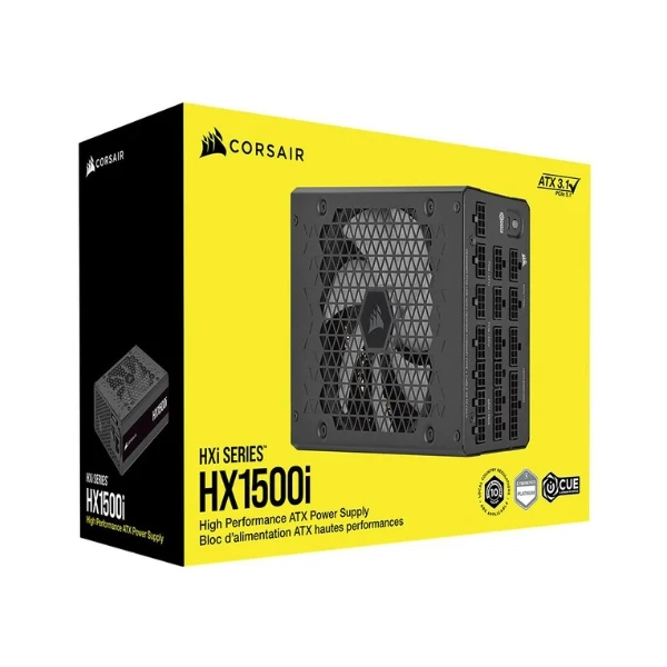 Fuente de Poder Corsair HX1500i - 1500W - 80 PLUS Platinum - Modular - ATX - Image 5