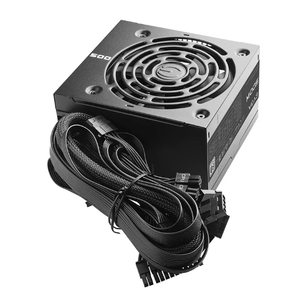 Fuente de Poder EVGA 500 W1, 80+ WHITE 500W Power Supply - Image 2