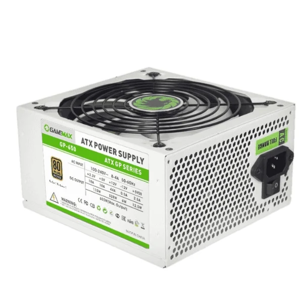 Fuente de Poder GameMax GP-650W - 650W - 80 PLUS Bronze - No Modular- Blanca - Image 5