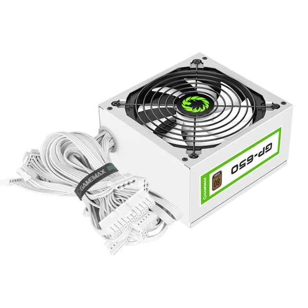 Fuente de Poder GameMax GP-650W - 650W - 80 PLUS Bronze - No Modular- Blanca - Image 6