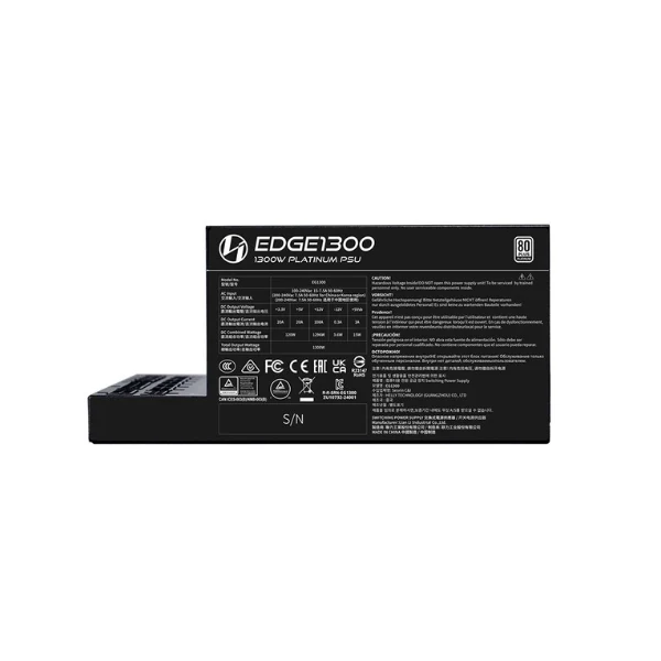 Fuente de Poder Lian Li Edge - 1300W - 80 PLUS Platinum - Modular - ATX - Image 6