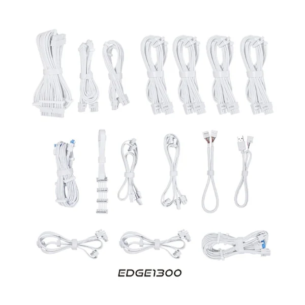 Fuente de Poder Lian Li Edge - 1300W - 80 PLUS Platinum - Modular - ATX - White - Image 3