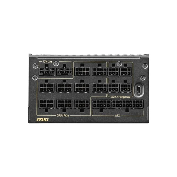 Fuente de Poder MSI MEG Ai1600T PCIE5 - 1600W - 80 PLUS Titanium - Modular - ATX - Image 3
