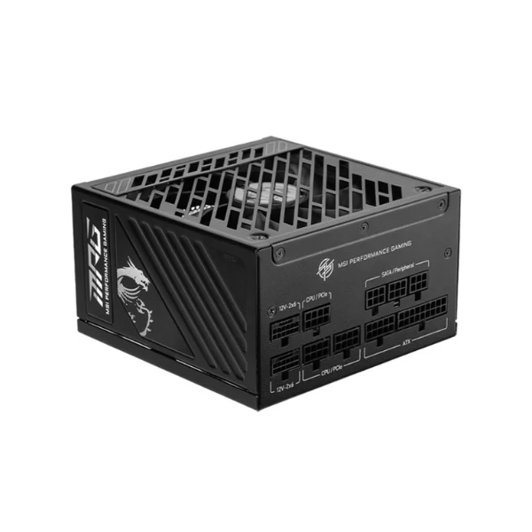 Fuente de Poder MSI MPG A1000GS PCIe5 - 1000W - 80 PLUS Gold - Modular - ATX - Image 2