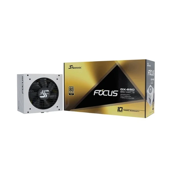 Fuente de Poder Seasonic FOCUS V4 GX-850 - 850W - 80 PLUS Gold - Modular - ATX - White - Image 4