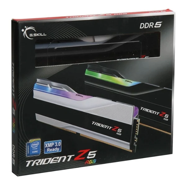 Memoria RAM G.Skill Trident Z5 RGB 32GB (2 x 16GB) DDR5-6400 PC5-51200 CL32 Dual Channel Desktop - F5-6400J3239G16GX2-TZ5RK - Black - Image 2
