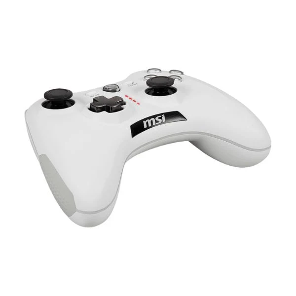 Gamepad MSI Force GC20 V2 Blanco - Doble Motor de Vibración - Compatible con PC y Android - Image 3