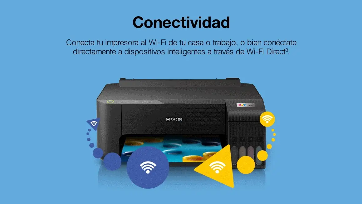 Impresora Epson EcoTank L1250 Inalámbrica Tinta Continua - 33 ppm Mono y 15 ppm Color - C11CJ71301 - Image 7