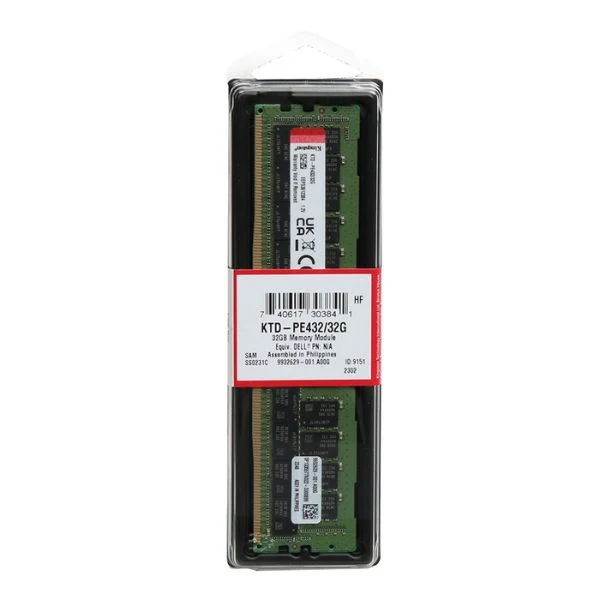 Memoria RAM Kingston 32GB DDR4 3200MHz PC4-25600 CL22 Single Channel ECC Registered – Para Servidor - Image 2