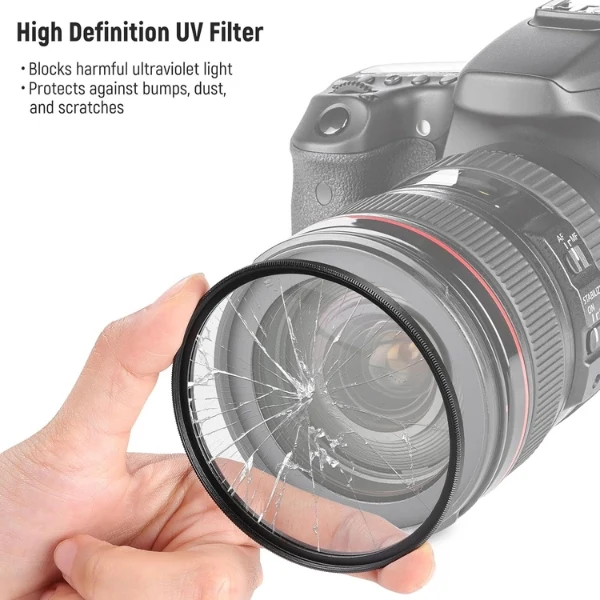 Kit de Filtros Neewer 67mm - UV + CPL + ND4 - Vidrio Óptico Multicapa - Con Estuche Rígido - Image 3