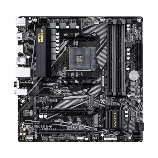 Kit para PC: Procesador AMD Ryzen 5 5500 6 Núcleos 3.6GHz 16MB Cache + Tarjeta Madre GIGABYTE B550M DS3H AC R2 Socket AM4 DDR4 microATX + Memoria RAM G.Skill Ripjaws V 16 GB DDR4-3200 Black - Image 3