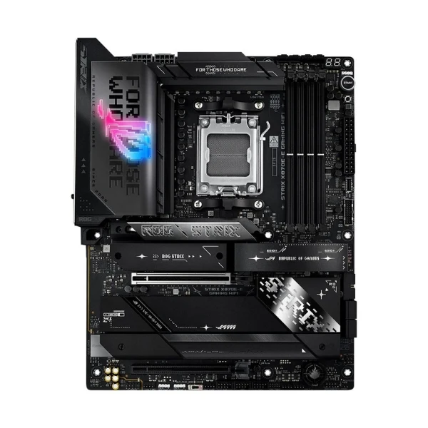 Kit para PC: Procesador AMD Ryzen 7 9850X3D 4.7GHz 96MB Cache + Tarjeta Madre ASUS X870E-E ROG Strix Gaming R2 USBC WiFi AM5 ATX + Memoria RAM Corsair Vengeance RGB 32 GB Black - Image 3