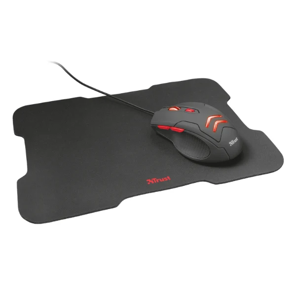 Kit Teclado y Mouse Trust Ziva Gaming Incluye Audifonos , Mouse Pad Usb Optico Español RGB Negro 24236 - Image 5