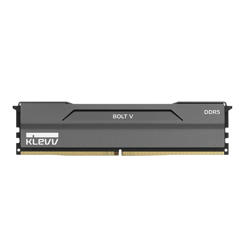 Memoria RAM KLEVV BOLT V 32GB (2 x 16GB) DDR5-6000 PC5-48000 CL30 Dual Channel Desktop Memory Kit 5AGUA80-60A300H - Charcoal Gray