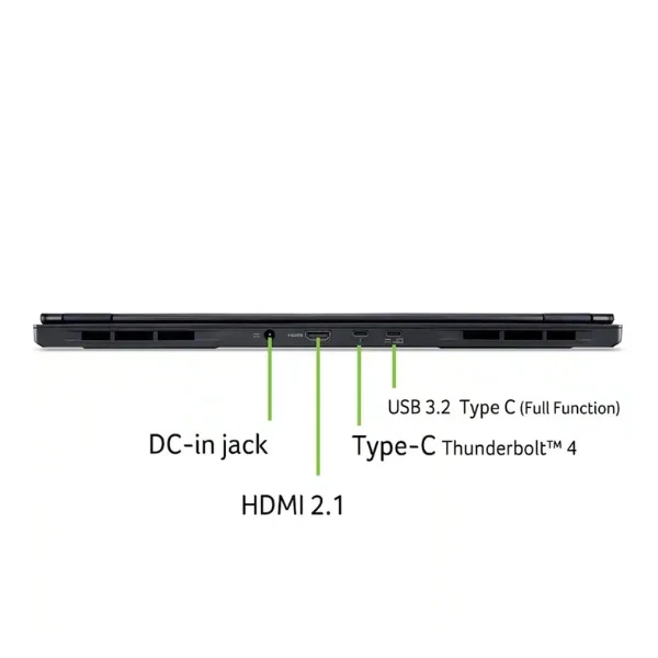 Laptop Acer Predator Helios Neo 16S AI 16" OLED 240Hz Intel Core Ultra 9 275HX 16GB RAM 1TB SSD NVIDIA GeForce RTX 5060 Win 11 - Obsidian Black - Image 10