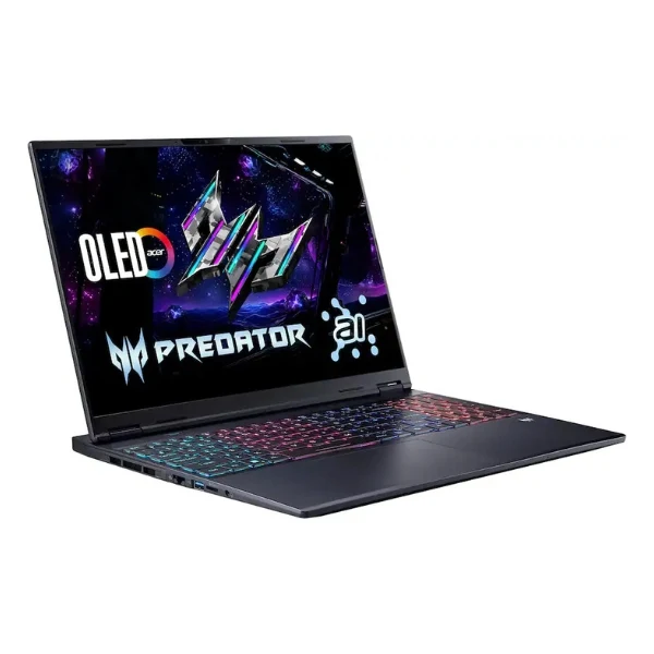 Laptop Acer Predator Helios Neo 16S AI 16" OLED 240Hz Intel Core Ultra 9 275HX 16GB RAM 1TB SSD NVIDIA GeForce RTX 5060 Win 11 - Obsidian Black - Image 3