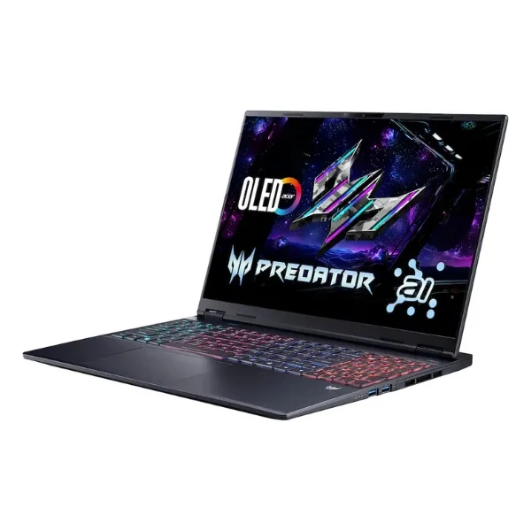 Laptop Acer Predator Helios Neo 16S AI 16" OLED 240Hz Intel Core Ultra 9 275HX 16GB RAM 1TB SSD NVIDIA GeForce RTX 5060 Win 11 - Obsidian Black - Image 4