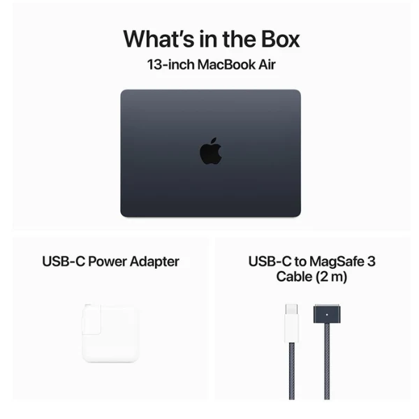 Laptop Apple MacBook Air 13 MC8Q4LL/A Pantalla 13.6" Liquid Retina - M3 - 24GB Memoria - 512GB SSD - 10-Core GPU - Midnight - Image 9