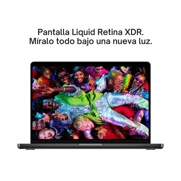 Laptop Apple MacBook Pro 14 - Apple M5 10-Core - 16GB Unified Memory - 512GB SSD - Apple 10-Core GPU - Space Black - MDE04LL/A - Image 4