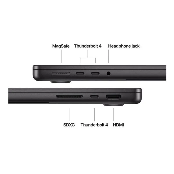Laptop Apple MacBook Pro 14 - Apple M5 10-Core - 16GB Unified Memory - 512GB SSD - Apple 10-Core GPU - Space Black - MDE04LL/A - Image 5