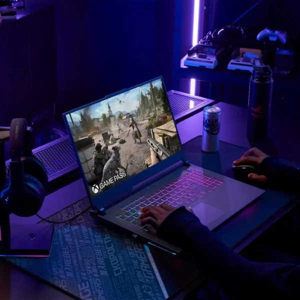 Laptop ASUS ROG Strix G17 AMD Ryzen 9 7845HX 32GB RAM 1TB SSD 17.3" NVIDIA GeForce RTX 4060 Win 11 Pro - Gray - Image 8