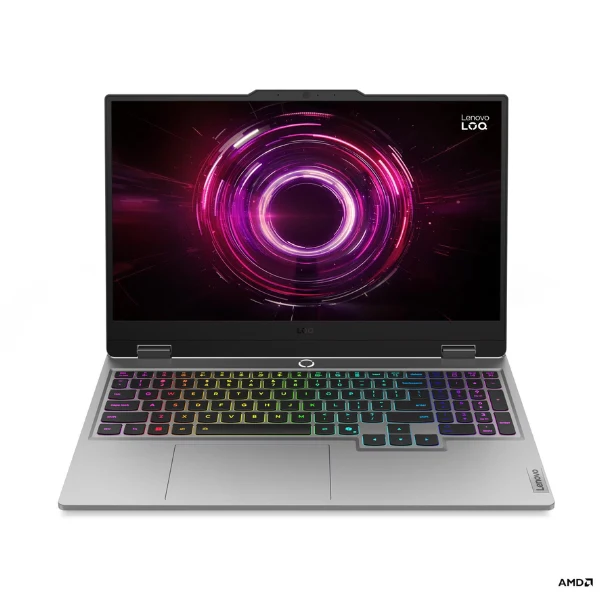 Laptop Gaming Lenovo LOQ 15.6" FHD 144Hz AMD Ryzen 7 250 NVIDIA GeForce RTX 5060 8GB 512GB SSD 16GB RAM Backlit Windows 11 Luna Grey