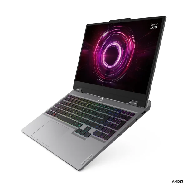 Laptop Gaming Lenovo LOQ 15.6" FHD 144Hz AMD Ryzen 7 250 NVIDIA GeForce RTX 5060 8GB 512GB SSD 16GB RAM Backlit Windows 11 Luna Grey - Image 5