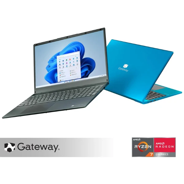 Laptop Gateway 15.6" Ultra Slim FHD AMD Ryzen 7 Radeon RX Vega 10 Memoria RAM 8GB Disco 512GB SSD Azul - Image 6