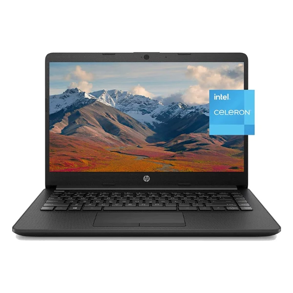Laptop HP 14" HD Intel Celeron N4120 Memoria Ram 4GB Disco 64GB SSD Windows 11 Intel® UHD Graphics Laptop Negro