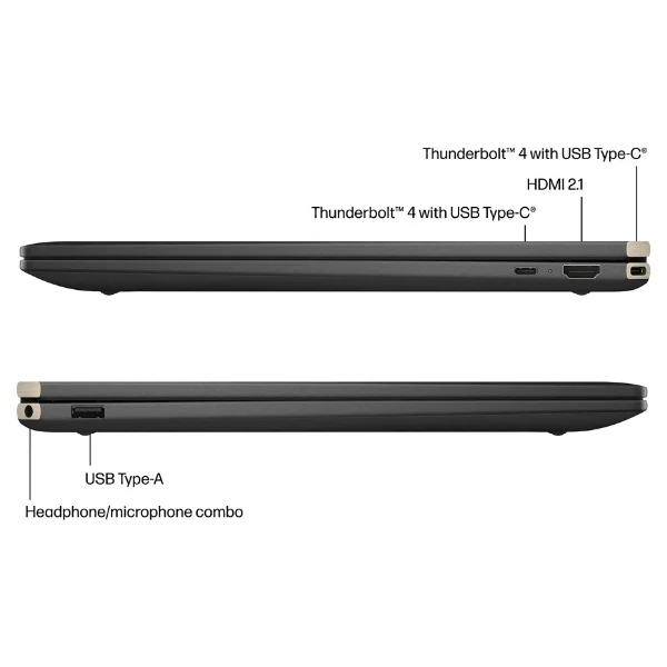 Laptop HP Spectre 2-in-1 Intel Core Ultra 7 16GB RAM 1TB SSD 16" WQXGA Touch-Screen Nightfall Intel Arc - Image 8