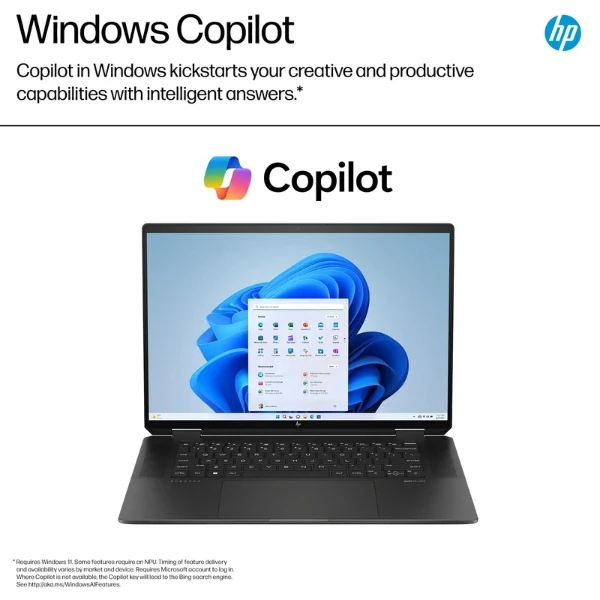 Laptop HP Spectre 2-in-1 Intel Core Ultra 7 32GB RAM 1TB SSD 16" 2.8K OLED Touch-Screen Nightfall NVIDIA GeForce RTX 4050 - Image 10
