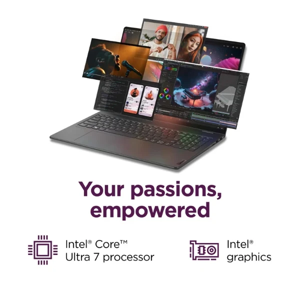 Laptop Lenovo Yoga 7i 2-in-1 Intel Core Ultra 7 155U 16GB RAM 1TB SSD 14" 2K Touch-Screen Storm Grey Intel Graphics - Image 13