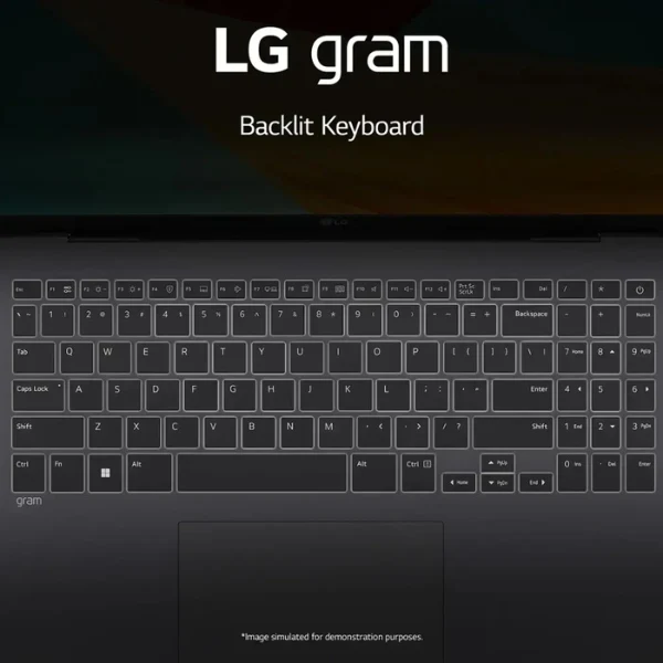Laptop LG gram 17 Intel Evo Platform 13th Gen Intel Core i7 32GB RAM 2TB SSD 17”- Charcoal 17Z90R-K.ADS9U1 Intel Iris Xe Graphics - Image 10