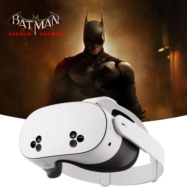 Lentes Meta Quest 3S 256GB + Batman: Arkham Shadow + Estuche