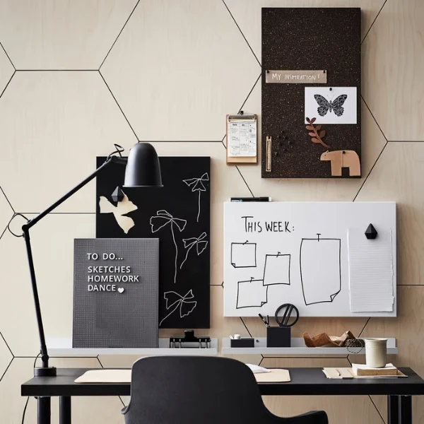Escritorio IKEA LINNMON Negro-Marrón 39 3/8" x 23 5/8" + Pata ADILS Negro - Image 3