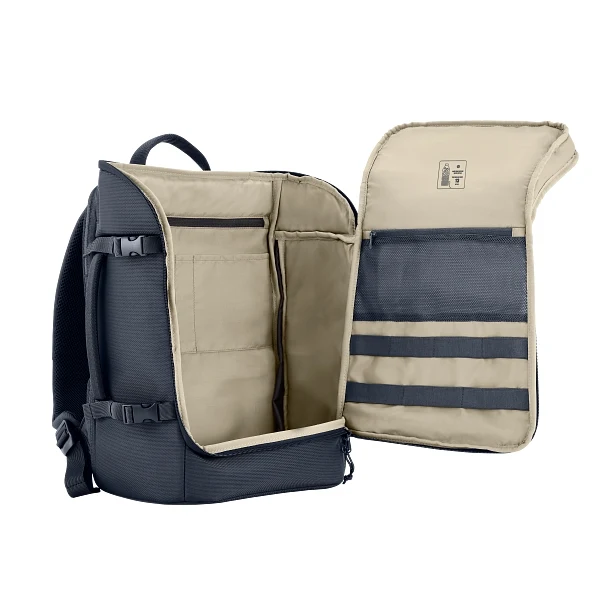 Mochila HP Travel 15.6" Expandible - Laptop 15.6" - 25L-30L - Material Reciclado - Azul - 6B8U5AA - Image 4