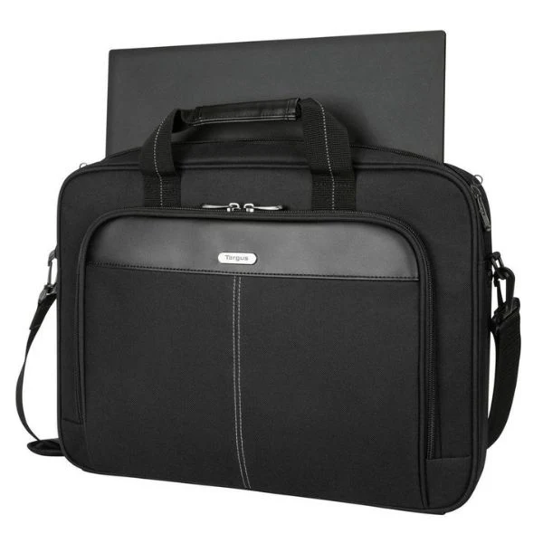 Maletin Targus CLASSIC SLIM para Laptop 15.4" NYLON Negro TCT027US - Image 6