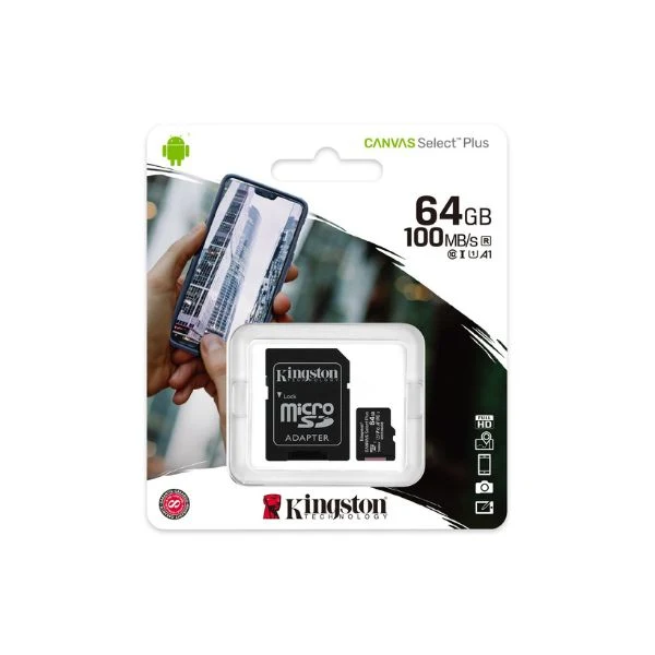 Memoria Micro SD Kingston 64GB Canvas Select Plus Clase 10 - Image 2
