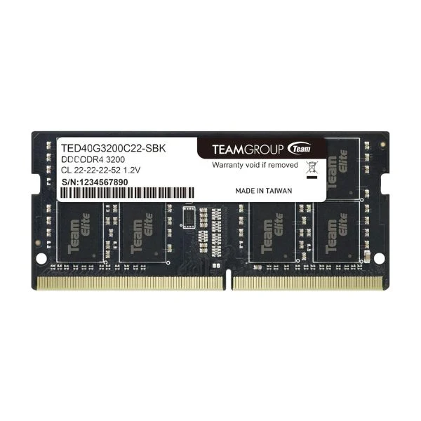Memoria RAM 16GB TEAMGROUP Elite DDR4 3200MHz SODIMM para Laptop