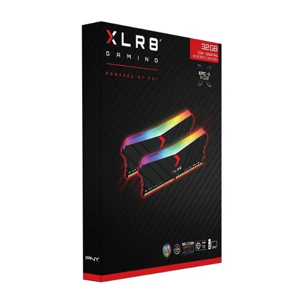 Memoria RAM 32GB PNY XLR8 Gaming RGB DDR4 3200MHz (2x16GB) CL16 para PC - Image 4