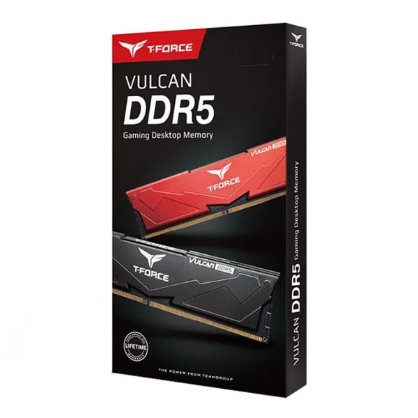 Memoria RAM TeamGroup Vulcan 64GB (2x32GB) DDR5 6000MHz PC5-48000 CL38 Dual Channel – Para PC - Image 2