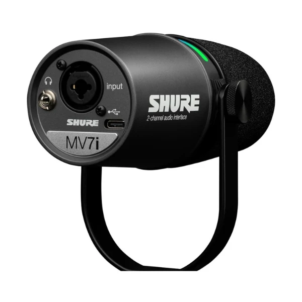 Micrófono dinámico inteligente Shure MV7i con interfaz - Image 3