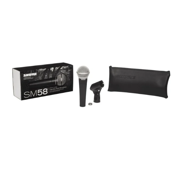 Micrófono dinámico vocal Shure SM58-LC XLR – Negro - Image 4