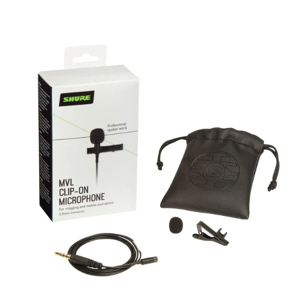 Micrófono lavalier Shure MVL – Negro - Image 4